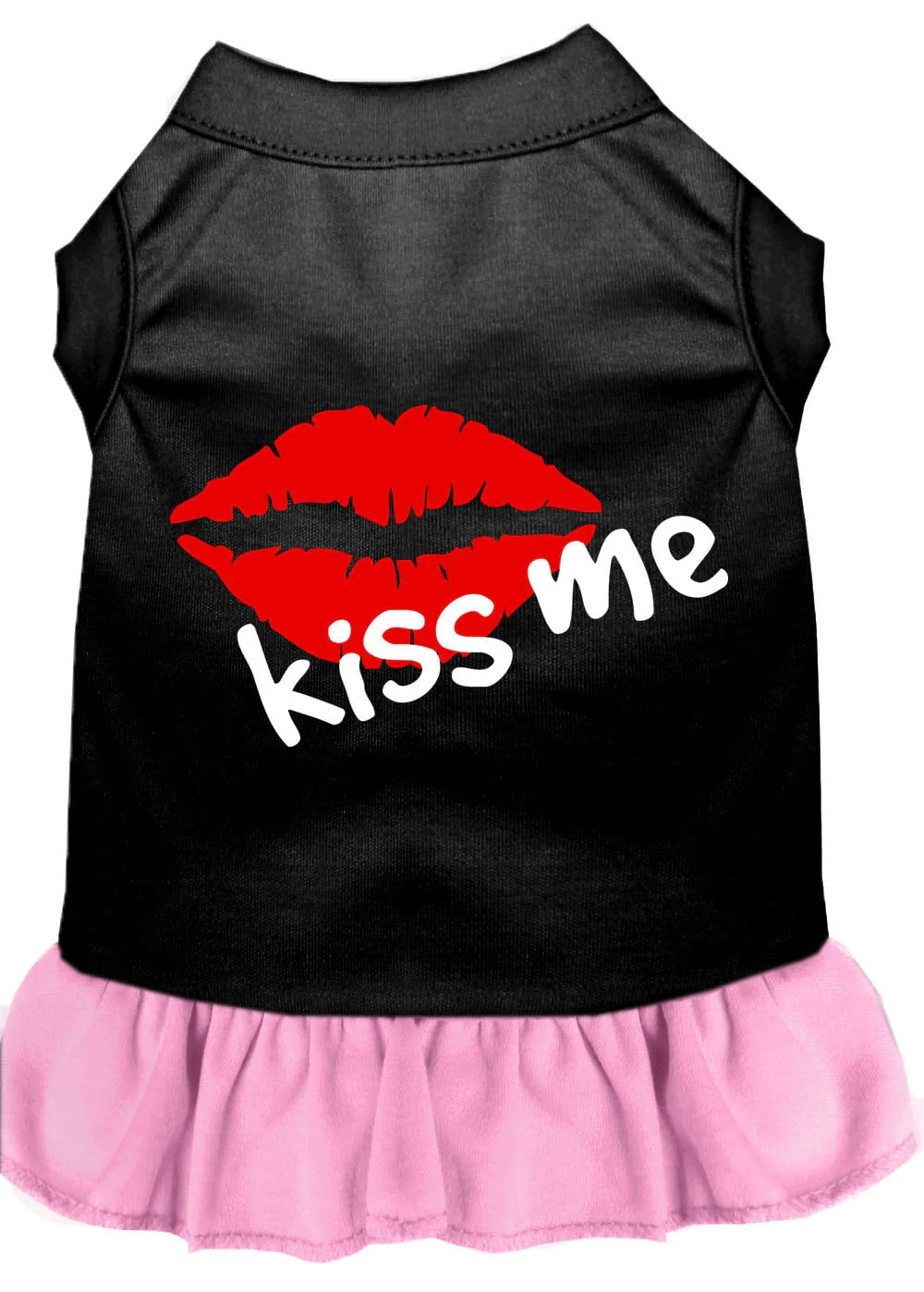 Pet Dress, Screen Printed, "Kiss Me" - Image 6