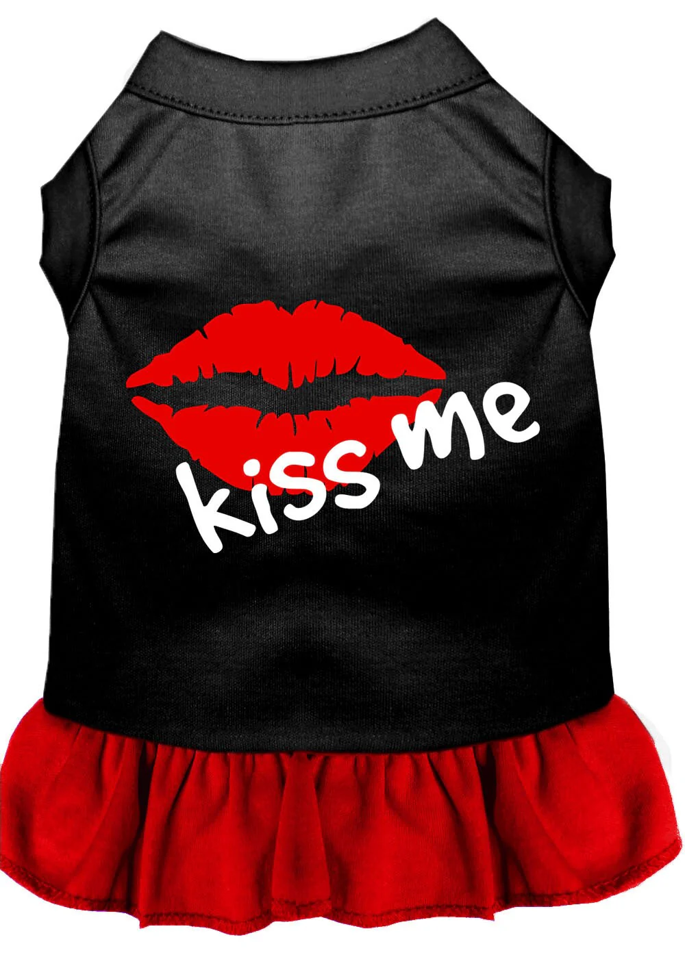 Pet Dress, Screen Printed, "Kiss Me" - Image 7