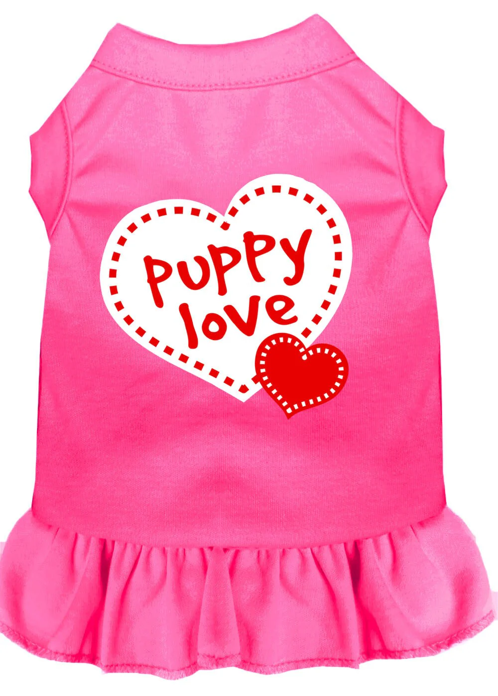 Pet Dress Screen Printed, "Puppy Love" - Image 3
