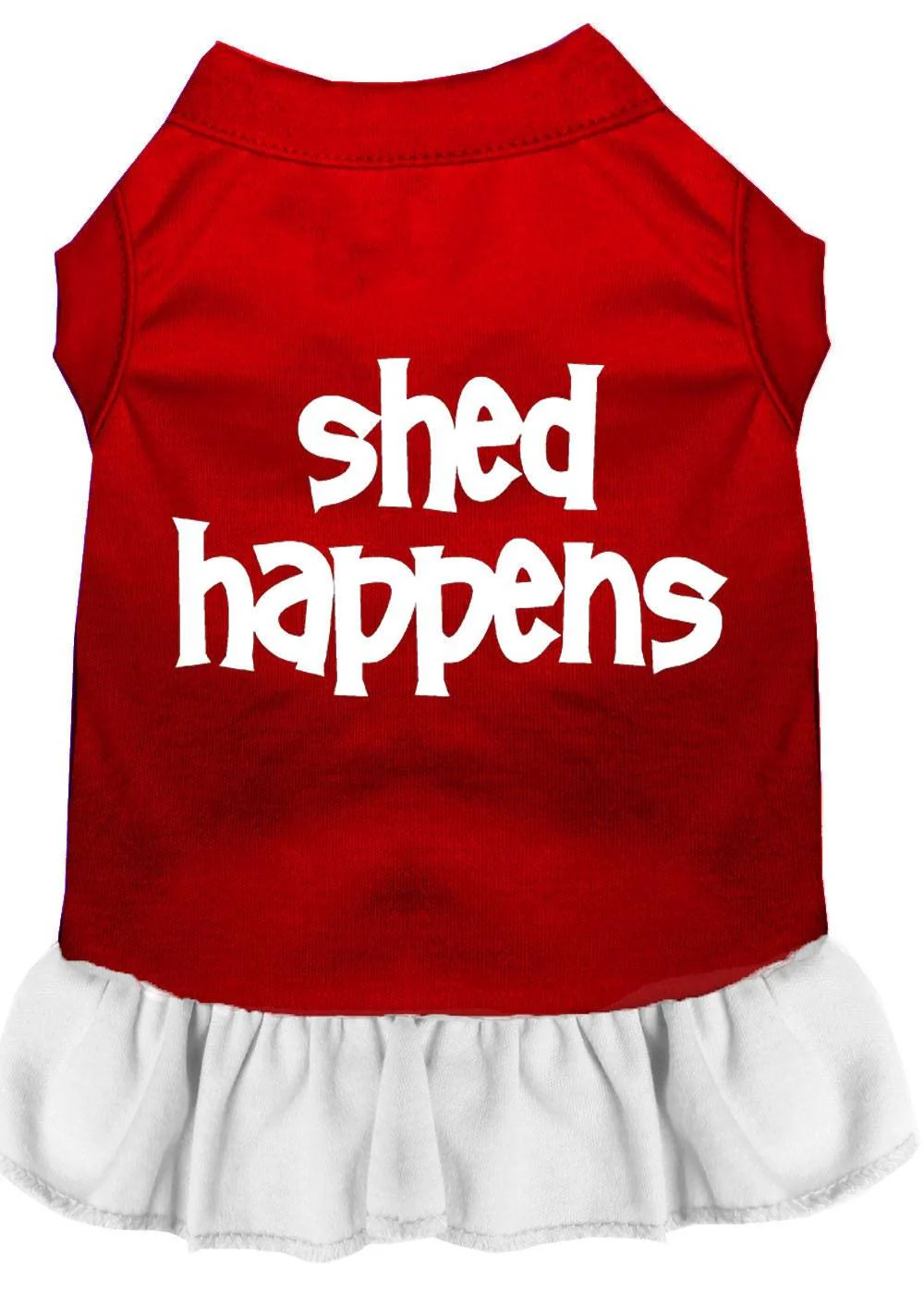 Pet Dress Screen Printed, "Shed Happens" - Image 7