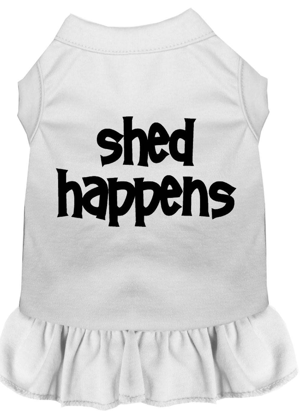 Pet Dress Screen Printed, "Shed Happens" - Image 8