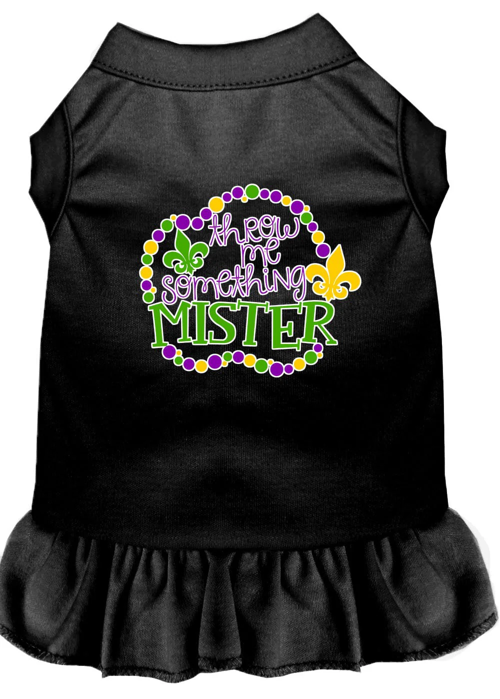 Pet Dress "Throw Me Something Mister" - Image 3