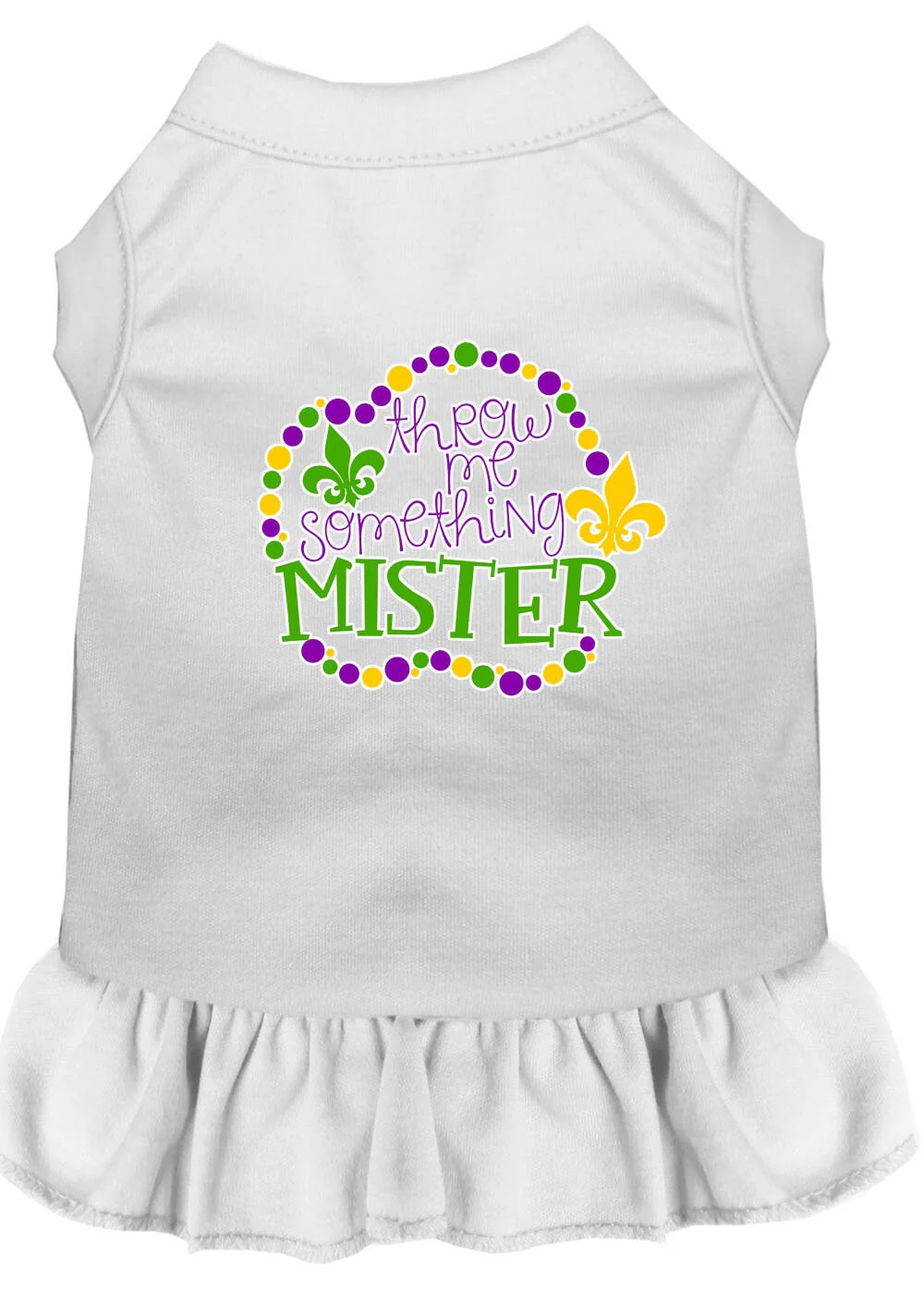 Pet Dress "Throw Me Something Mister" - Image 5