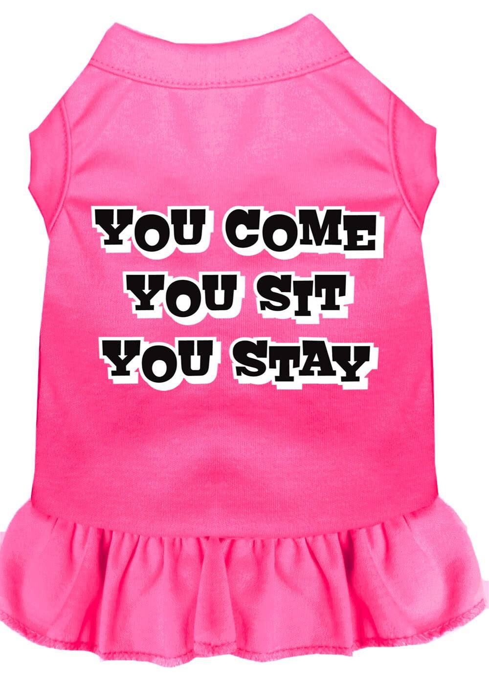 Pet Dress "You Come, You Sit, You Stay" - Image 6