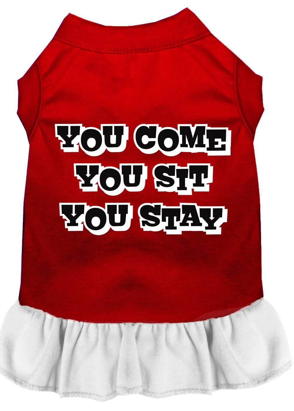 Pet Dress "You Come, You Sit, You Stay" - Image 8