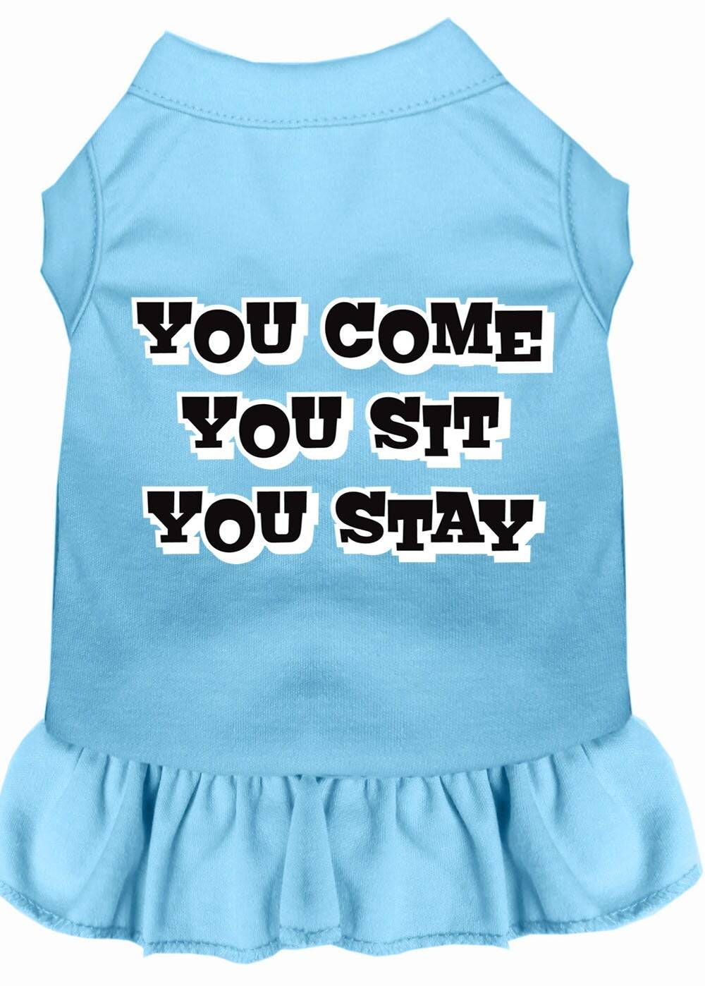 Pet Dress "You Come, You Sit, You Stay" - Image 9