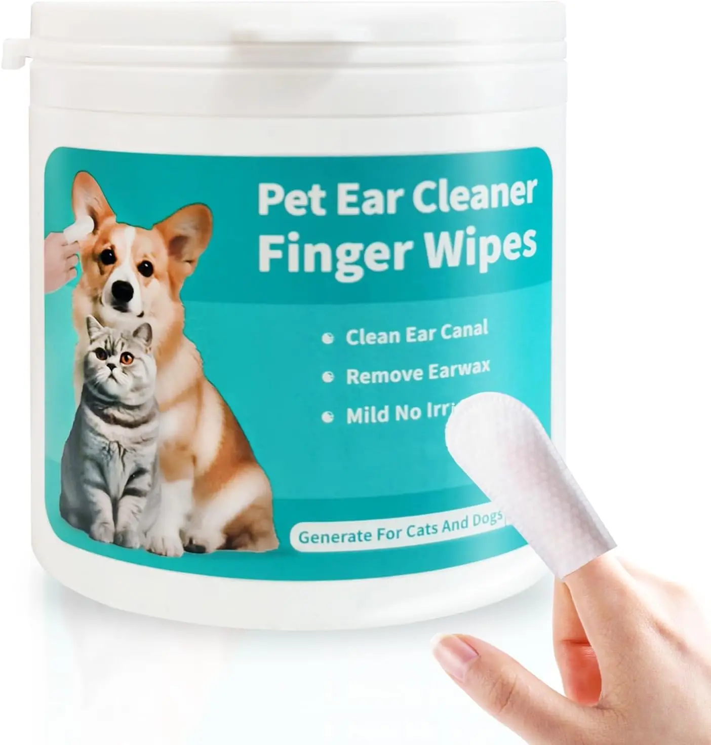 Pet Ear Cleaning Wipes for Healthy Ears - Image 2
