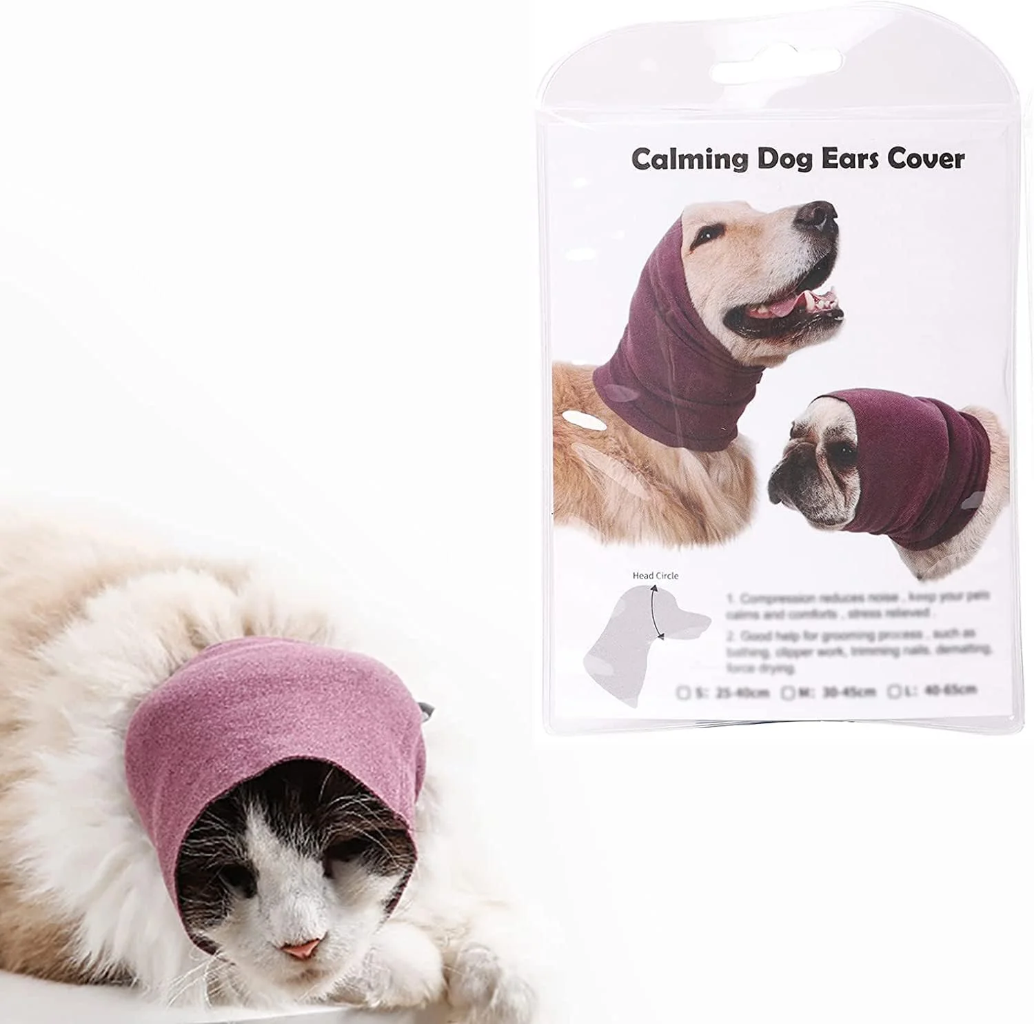 Pet Ear Muff Headband for Dogs & Cats – Noise, Cold & Ear Protection - Image 4