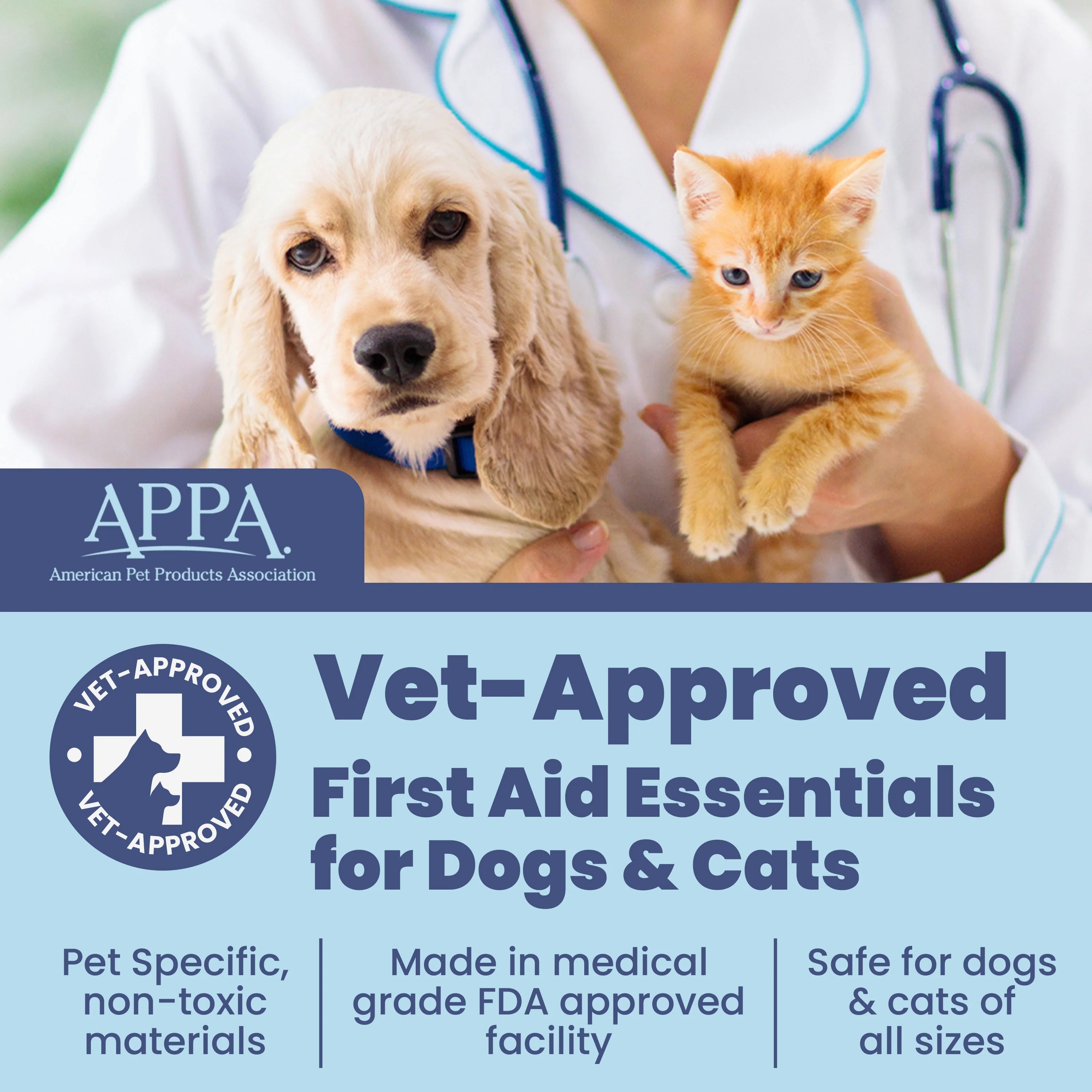 Pet First Aid Kit for Dogs & Cats with Vet-Approved Essentials - Image 7