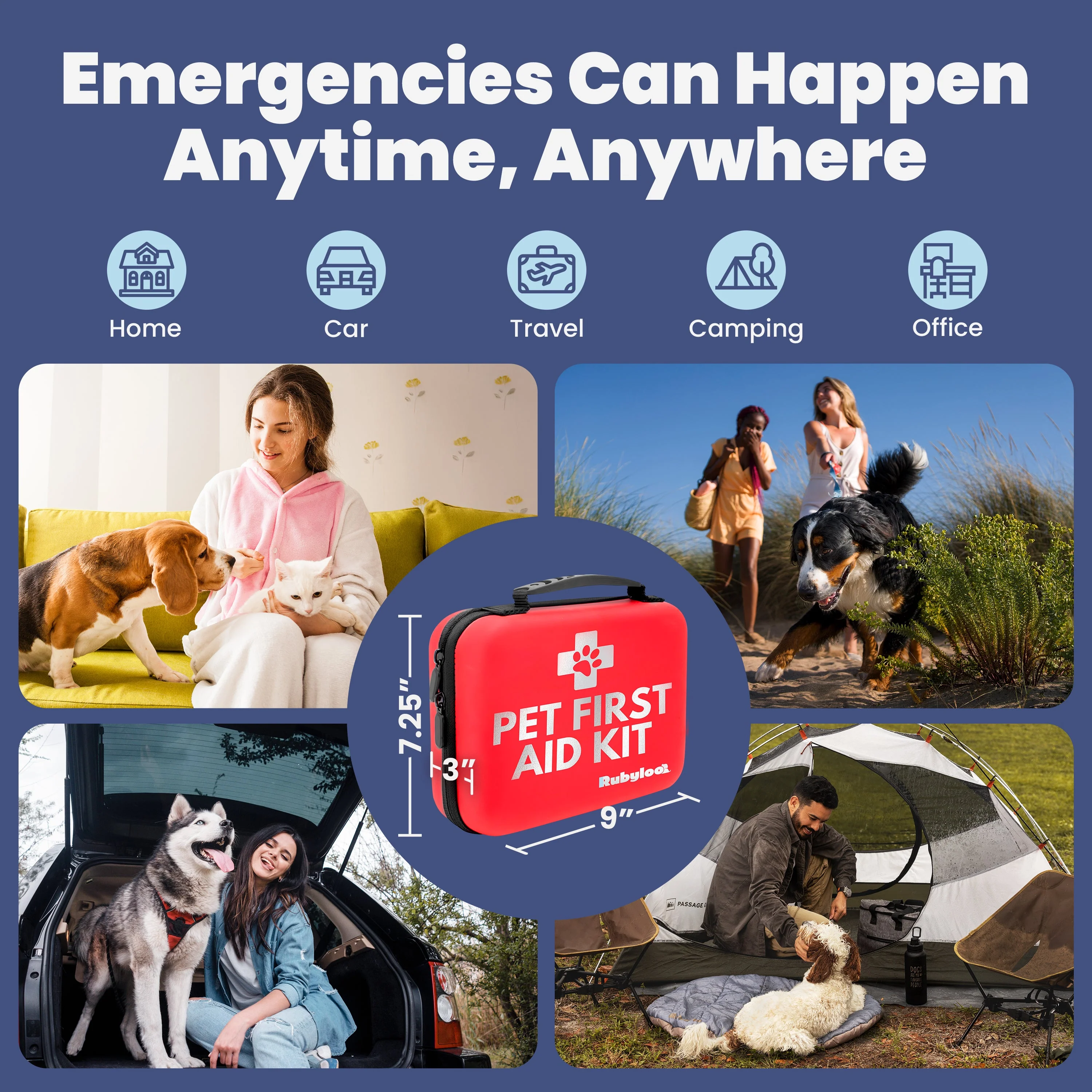 Pet First Aid Kit for Dogs & Cats with Vet-Approved Essentials - Image 8
