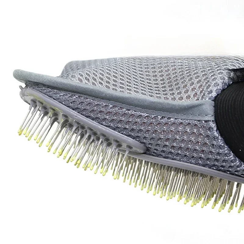 Pet Grooming Glove – Hair Removal & Bathing Brush for Dogs & Cats - Image 4