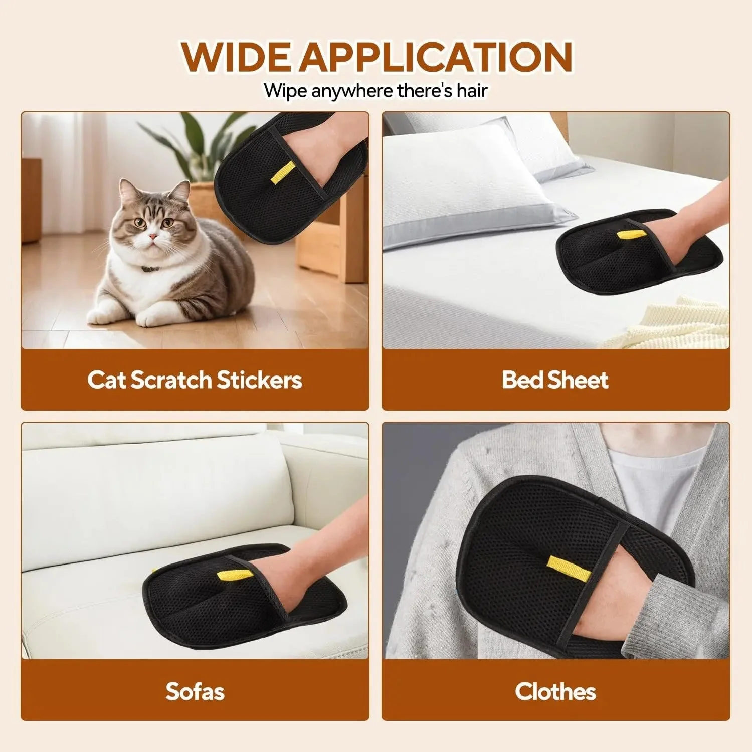 Pet Hair Removal Glove for Easy Grooming - Image 7