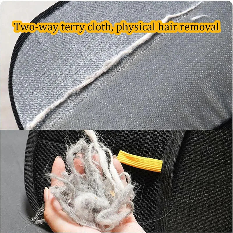 Pet hair removal tools reusable gloves, pet double-sided beauty gloves, carpet removal pet fur hair pet supplies - Image 3