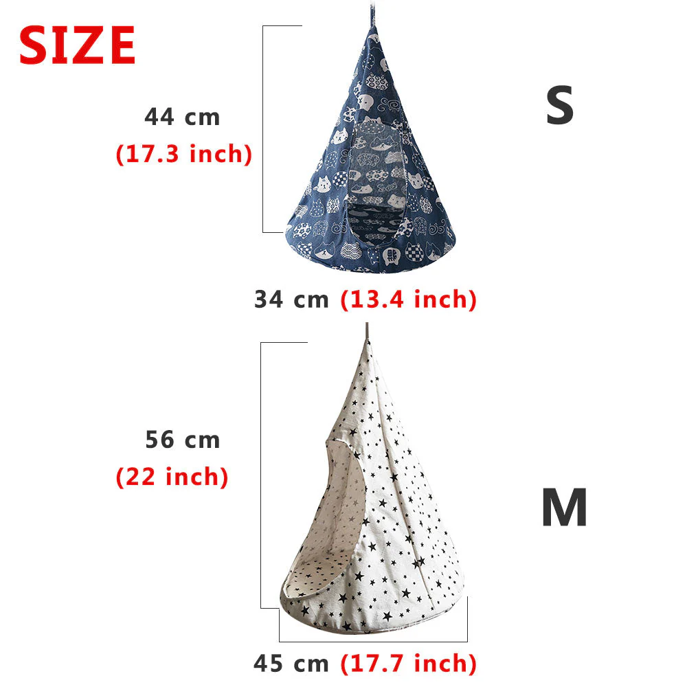 Pet Hammock With Printing Hanging for Kitten, Cat, Puppy and Dog - Image 2