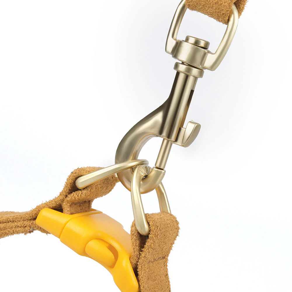 Pet Harness & Leash Set – Soft Suede Bow Design, 4 Colors - Image 3