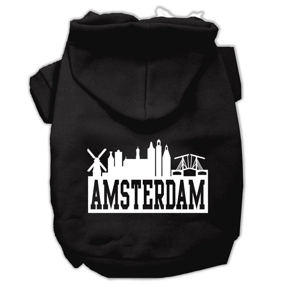 Pet Hoodie "Amsterdam Skyline" - Image 3