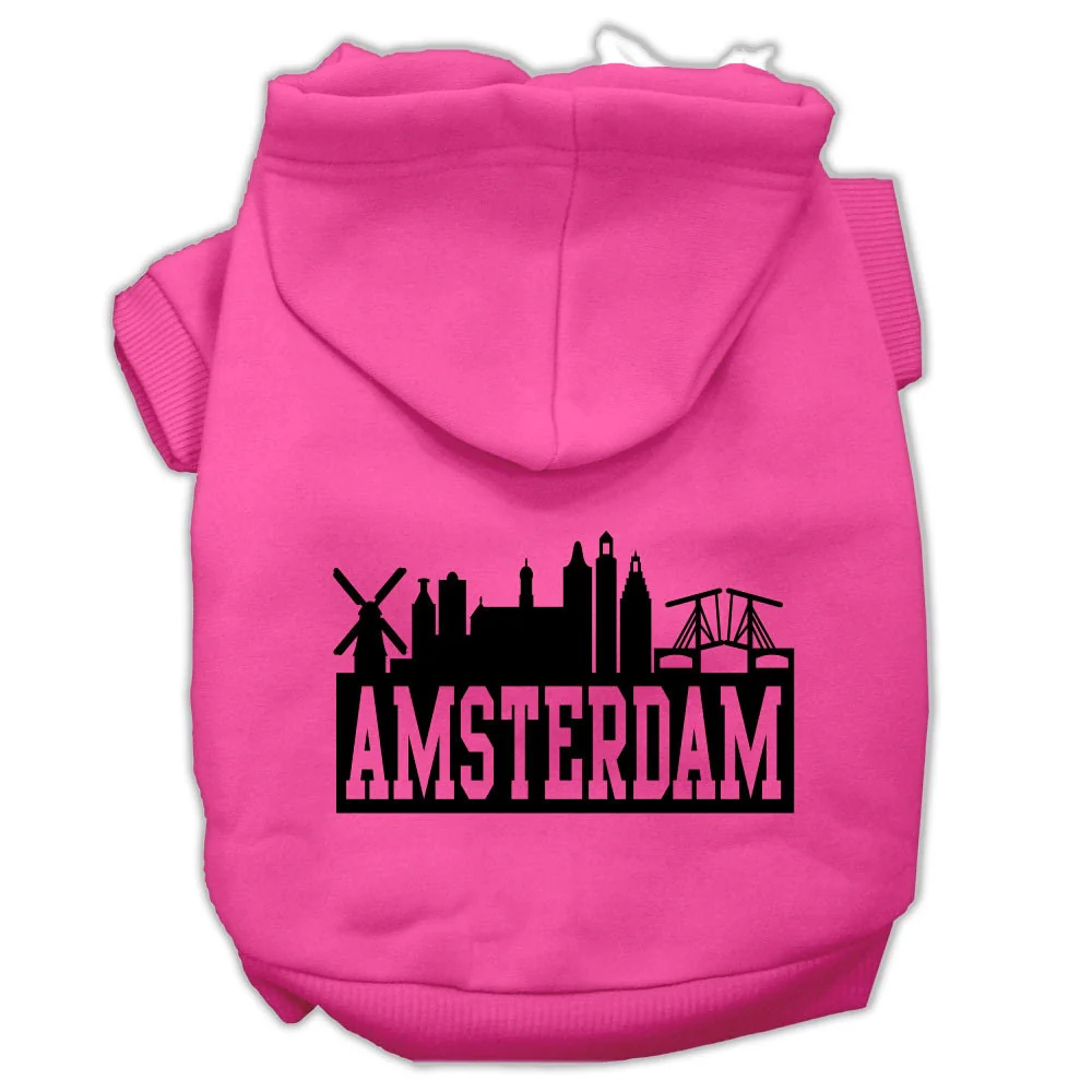 Pet Hoodie "Amsterdam Skyline" - Image 5