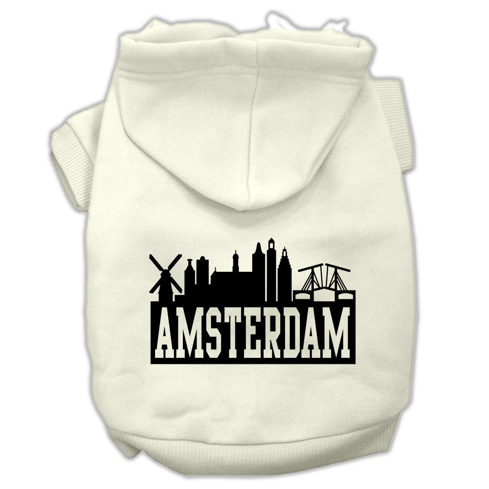 Pet Hoodie "Amsterdam Skyline" - Image 6