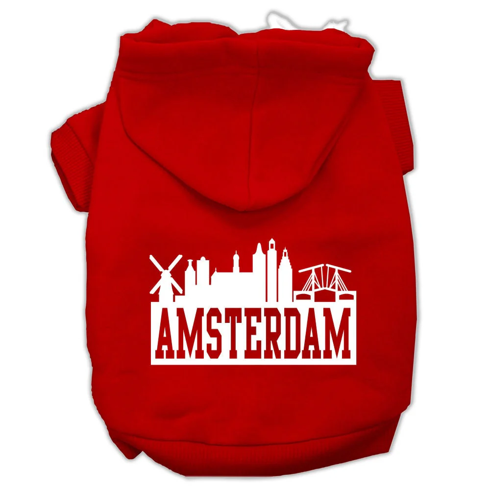 Pet Hoodie "Amsterdam Skyline" - Image 8