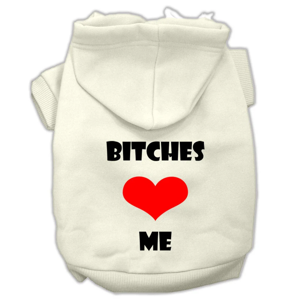 Pet Hoodie "Bitches Love Me" - Image 4