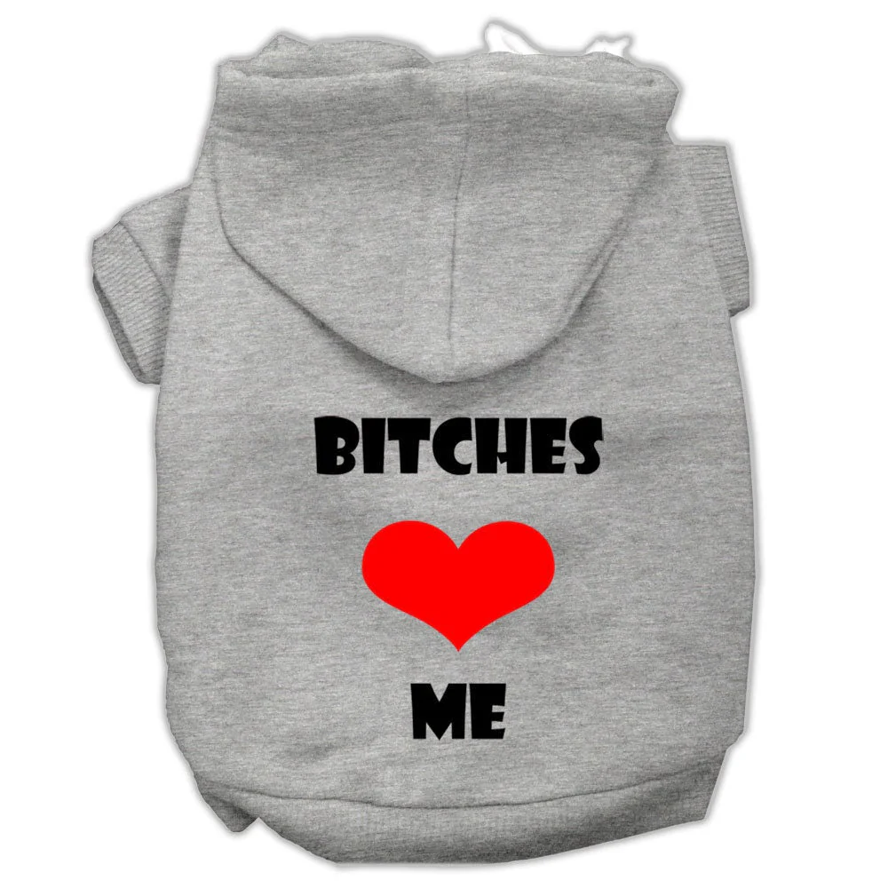 Pet Hoodie "Bitches Love Me" - Image 5