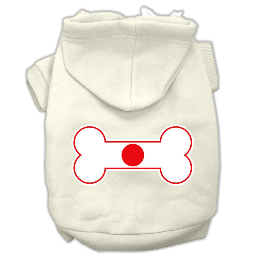 Pet Hoodie "Bone Flag Japan" - Image 4