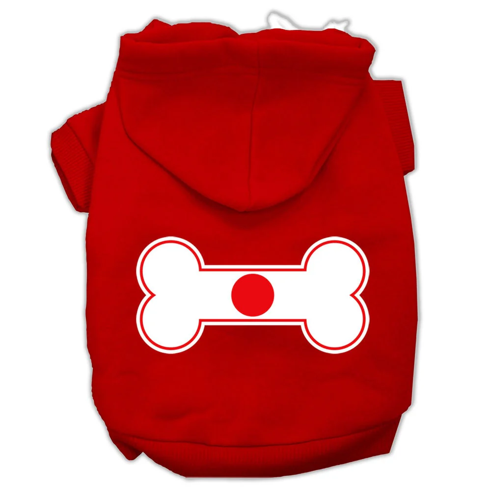 Pet Hoodie "Bone Flag Japan" - Image 5