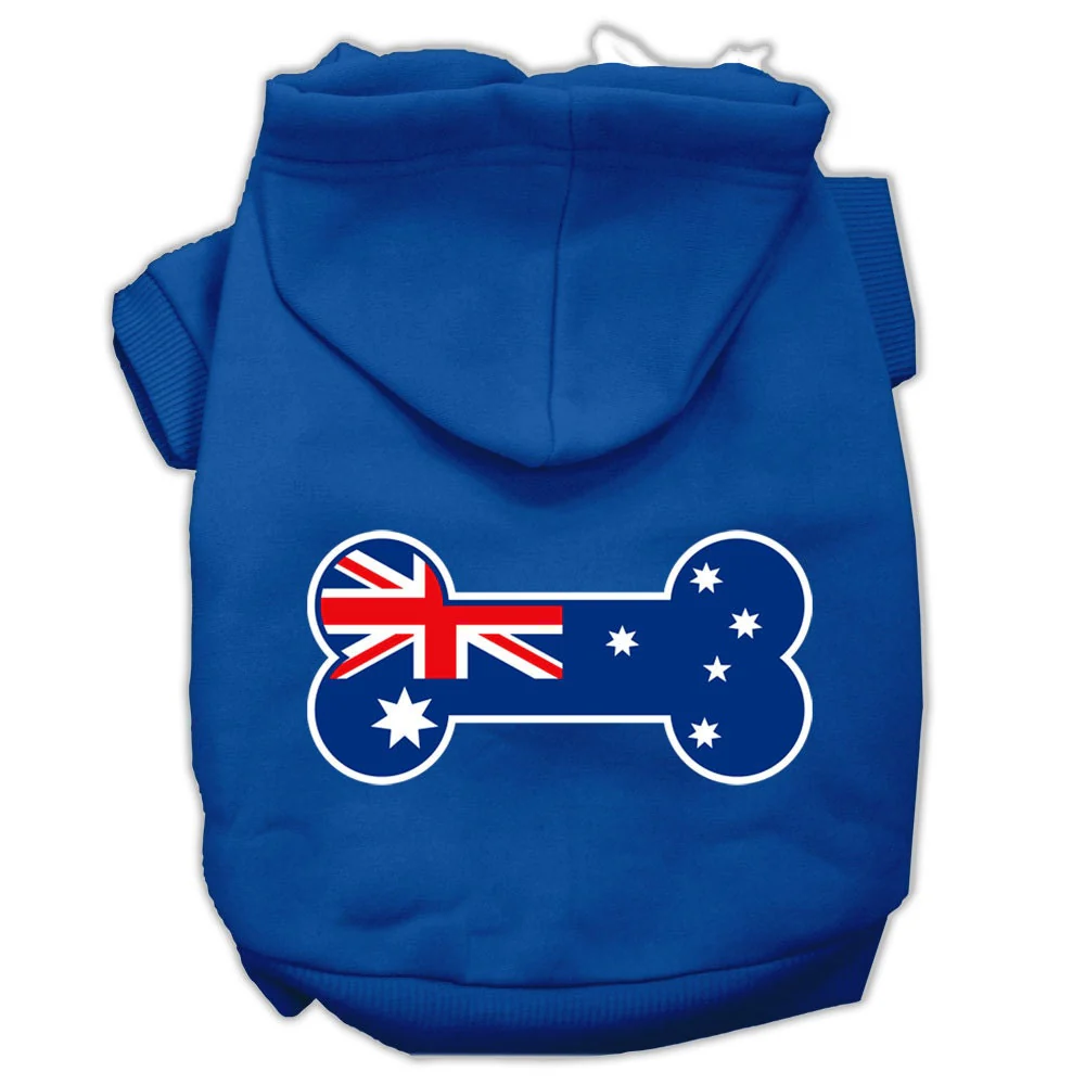 Pet Hoodie "Bone Shaped Australian Flag" - Image 4