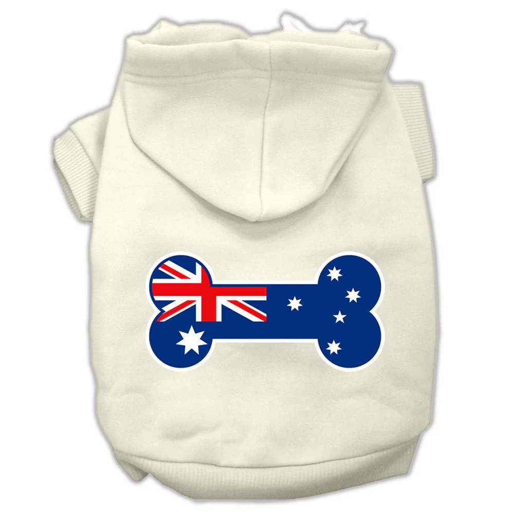 Pet Hoodie "Bone Shaped Australian Flag" - Image 5