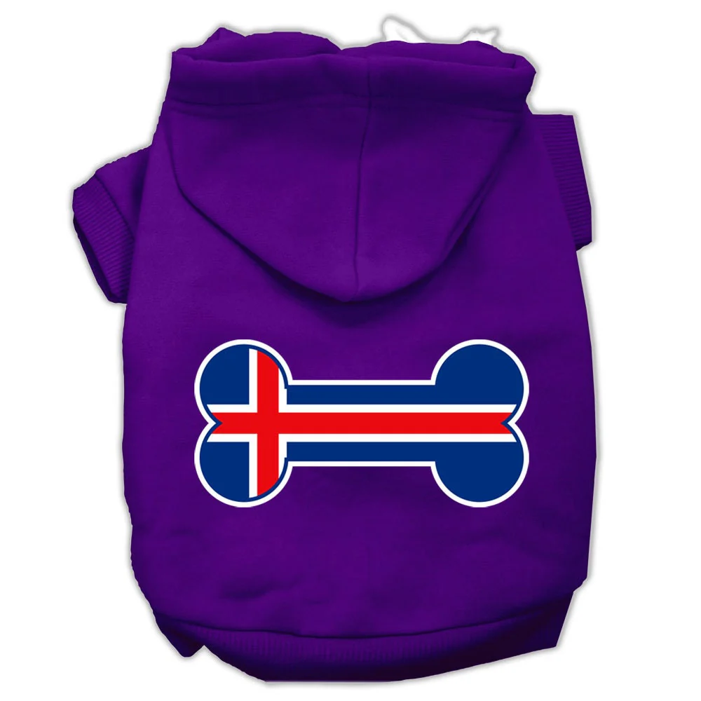 Pet Hoodie "Bone Shaped Iceland Flag" - Image 10