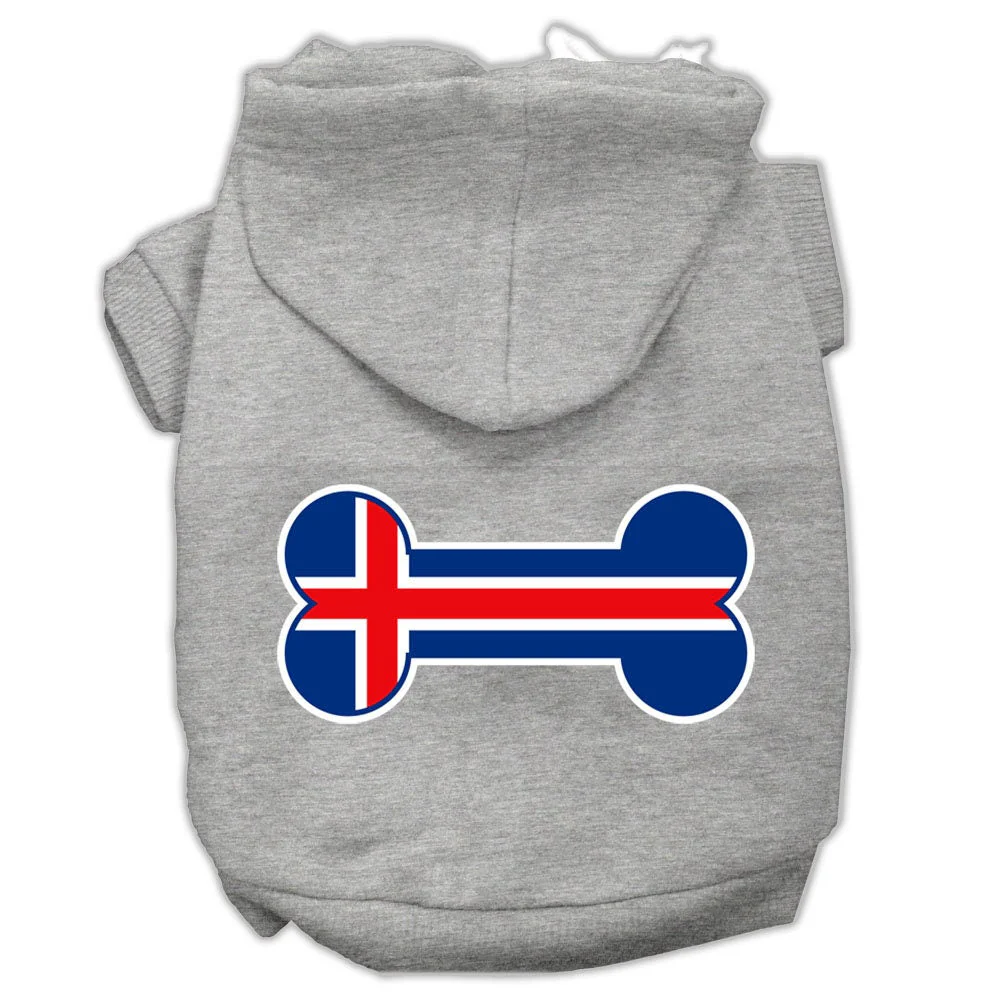 Pet Hoodie "Bone Shaped Iceland Flag" - Image 6