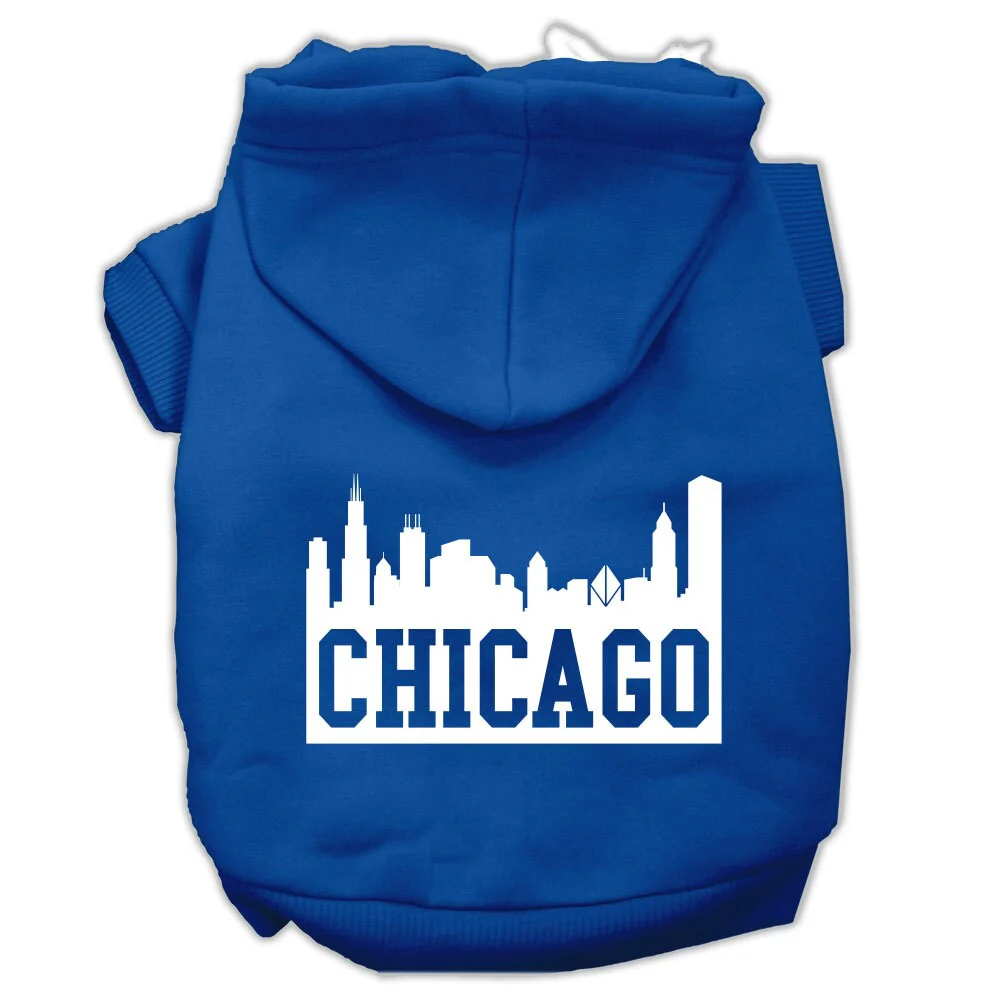 Pet Hoodie "Chicago Skyline" - Image 4