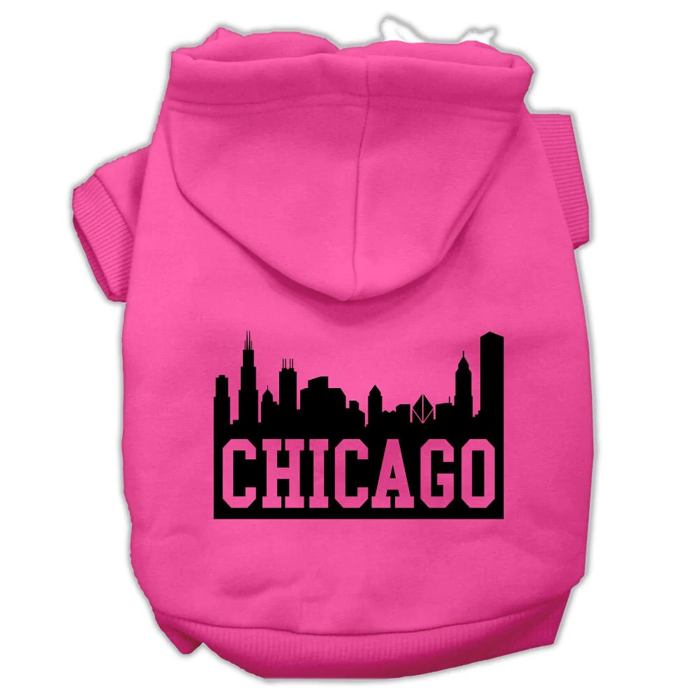 Pet Hoodie "Chicago Skyline" - Image 5