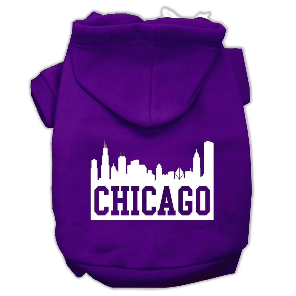 Pet Hoodie "Chicago Skyline" - Image 7