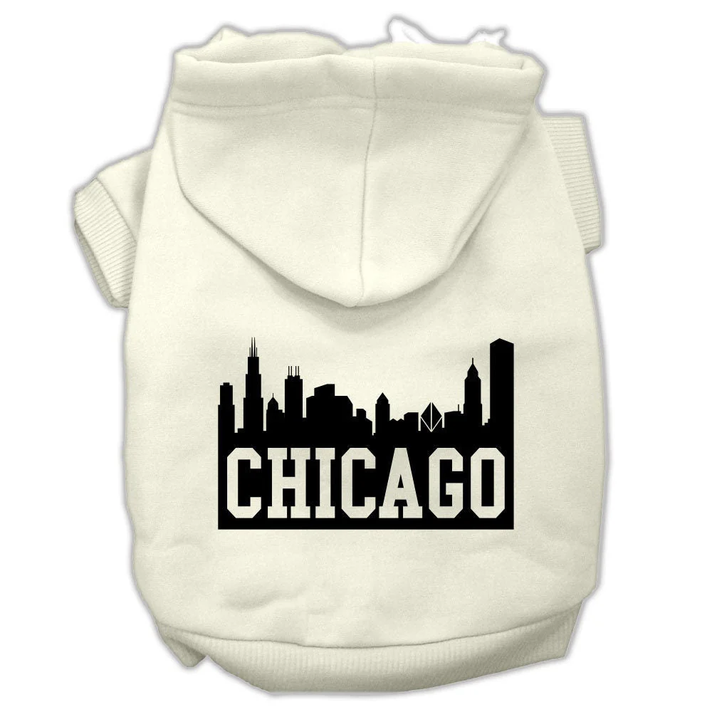 Pet Hoodie "Chicago Skyline" - Image 8