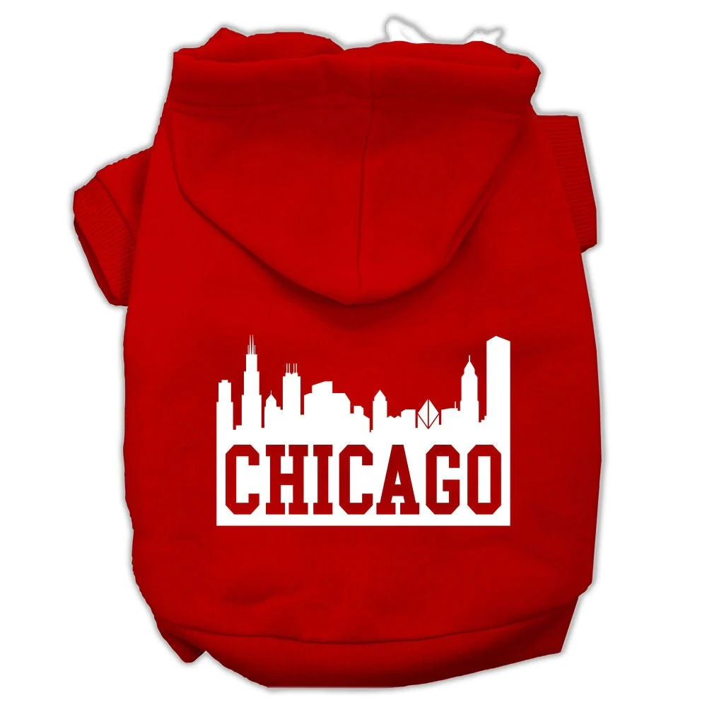 Pet Hoodie "Chicago Skyline" - Image 9
