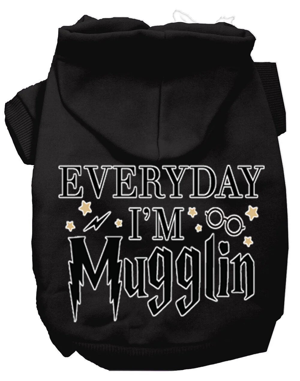 Pet Hoodie "Everyday I'm Mugglin" - Image 3