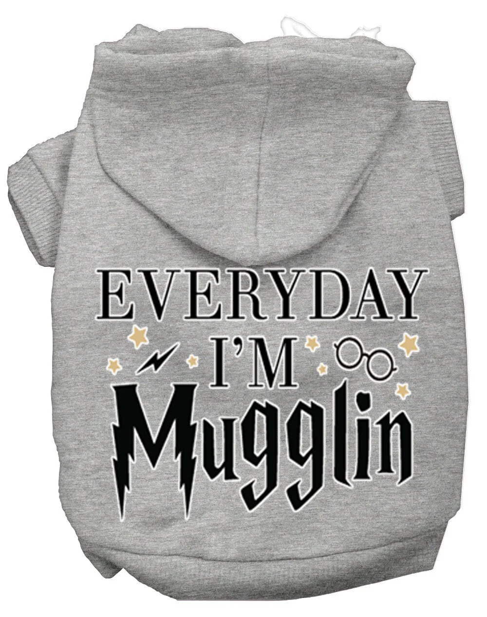 Pet Hoodie "Everyday I'm Mugglin" - Image 4