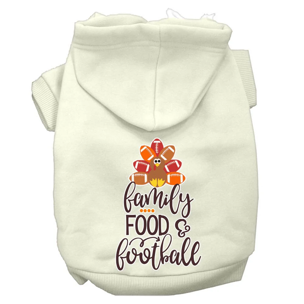 Pet Hoodie "Family, Food, & Football" - Image 6