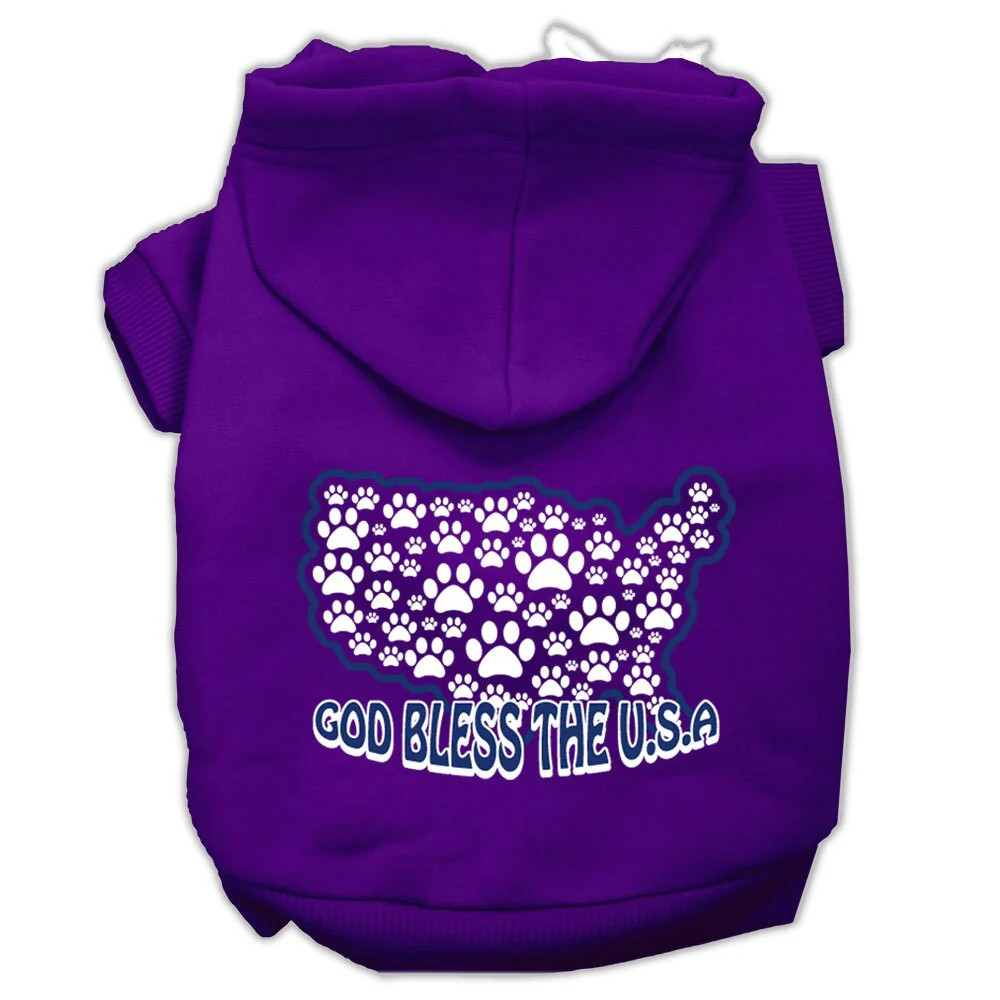 Pet Hoodie "God Bless The USA" - Image 5