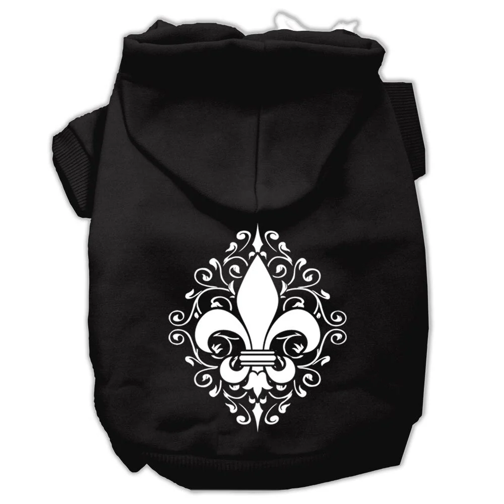 Pet Hoodie "Henna Fleur De Lis" - Image 3