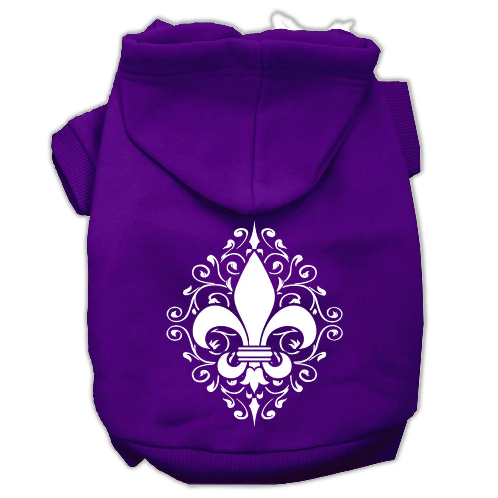 Pet Hoodie "Henna Fleur De Lis" - Image 7