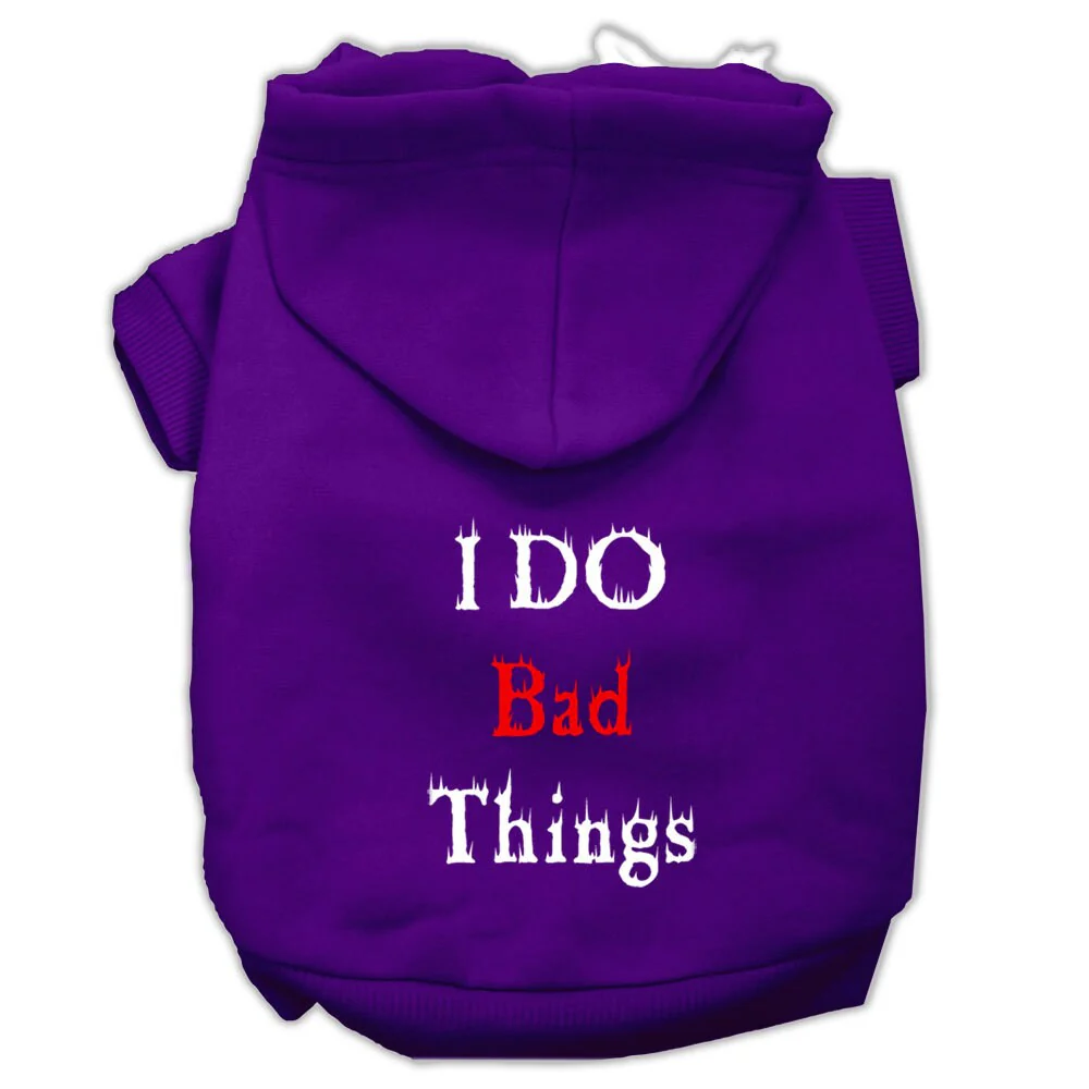 Pet Hoodie "I Do Bad Things" - Image 10