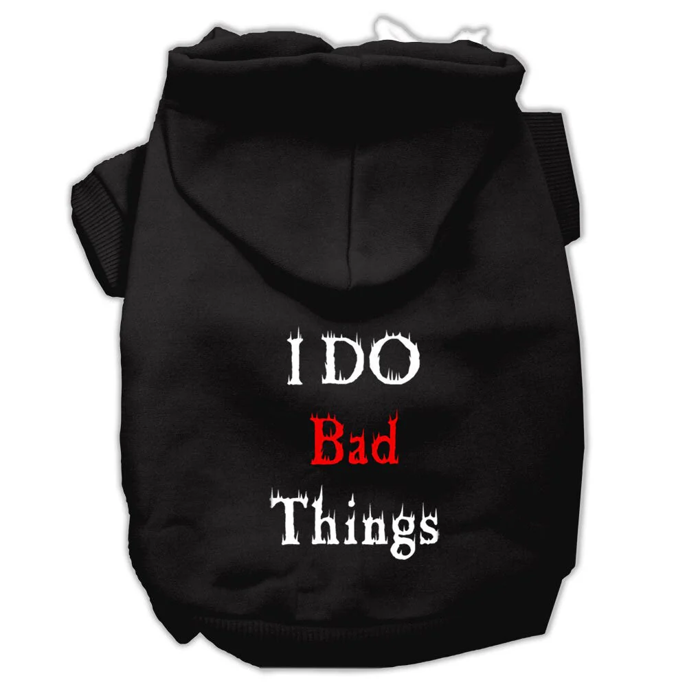 Pet Hoodie "I Do Bad Things" - Image 3