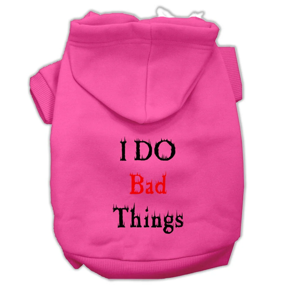 Pet Hoodie "I Do Bad Things" - Image 5