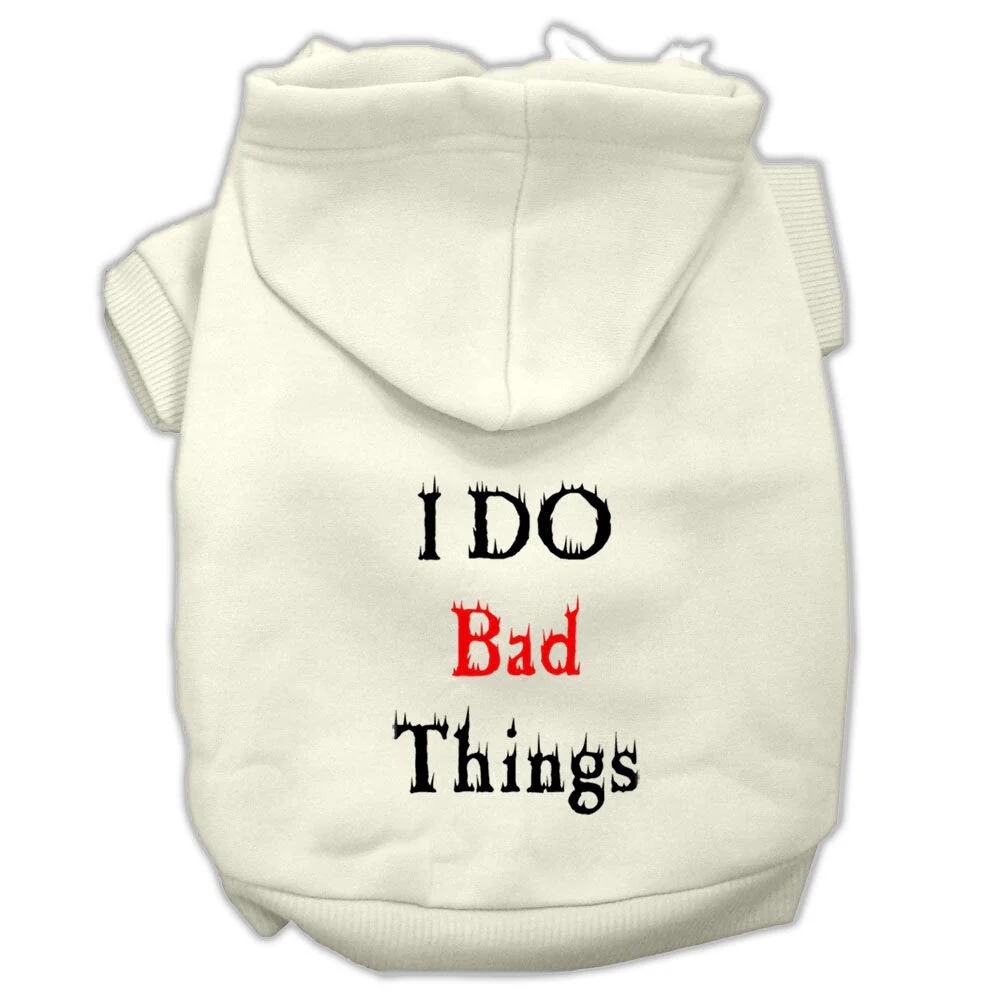 Pet Hoodie "I Do Bad Things" - Image 7