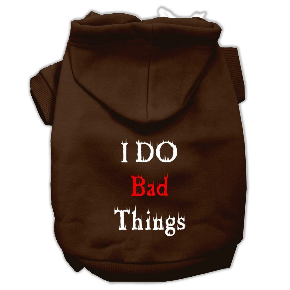 Pet Hoodie "I Do Bad Things" - Image 9