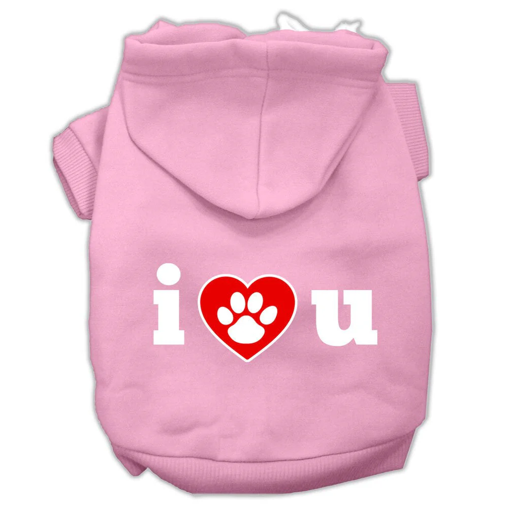 Pet Hoodie "I Love U" - Image 6