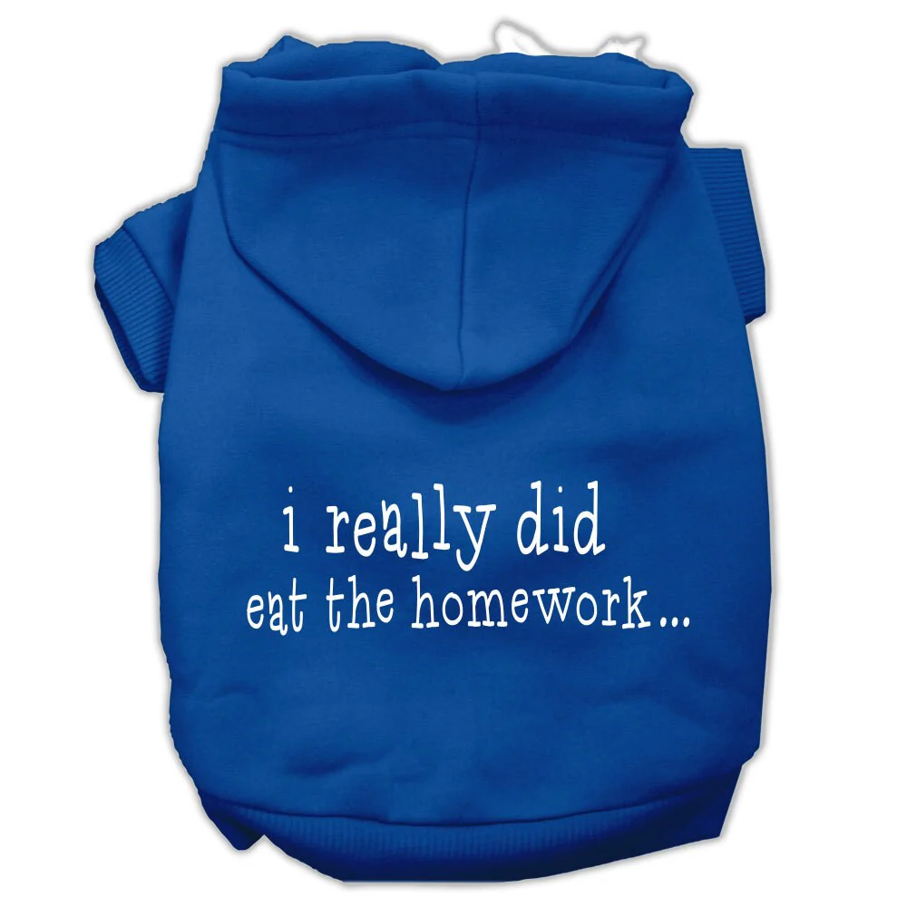 Pet Hoodie "I Really Did Eat The Homework" - Image 4