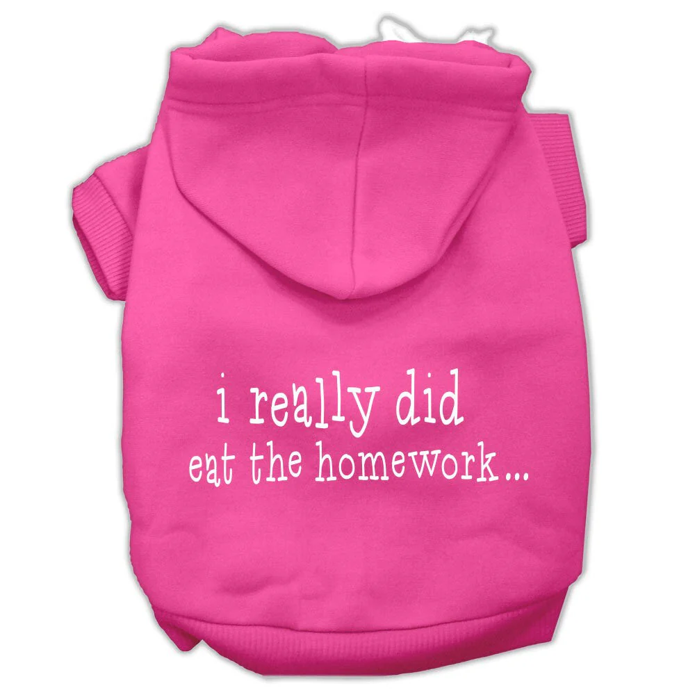Pet Hoodie "I Really Did Eat The Homework" - Image 5